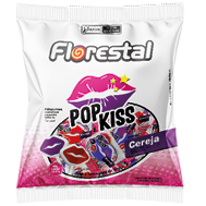 Embalagem do Pop Kiss Beija Mais 10 g display 50 × 10 g (500 g) - Florestal