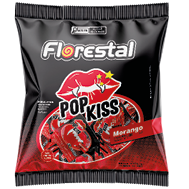 Embalagem do Pop Kiss Vamp 10 g display 50 × 10 g (500 g) - Florestal