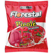 Embalagem do Picolé Morango 11 g display 50 × 11 g (550 g) - Florestal