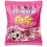 Embalagem do Fofs Coração Morango display 74 × 3 g (220 g) - Florestal