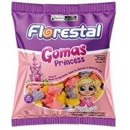 Embalagem do Gomas Princess 150 g display 38 × 4 g (150 g) - Florestal