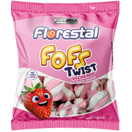 Embalagem do Fofs Twist Iogurte Morango Recheado display 44 × 5 g (220 g) - Florestal