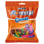 Embalagem do Gomas Minhocas 150 g embalagem de 150 g - Florestal