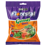 Embalagem do Gomas Dinos 150 g display 25 × 6 g (150 g) - Florestal