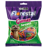 Embalagem do Gomas Suricatos 150 g display 22 × 7 g (150 g) - Florestal