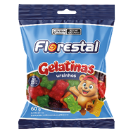 Embalagem do Gomas Ursinhos 60 g embalagem de 60 g - Florestal