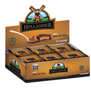 Embalagem do Bombom Hollander Trufado Doce de Leite display 18 × 25 g (450 g) - Florestal