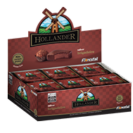 Embalagem do Bombom Hollander Trufado Brigadeiro display 18 × 25 g (450 g) - Florestal
