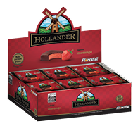 Embalagem do Bombom Hollander Trufado Morango display 18 × 25 g (450 g) - Florestal