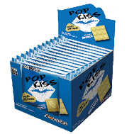 Embalagem do Chocolate Pop Kiss Branco display 12 × 60 g (720 g) - Florestal