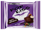Embalagem do Chocolate Pop Kiss ao Leite com Avelã 60 g - Florestal