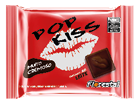 Embalagem do Chocolate Pop Kiss ao Leite 20 g - Florestal