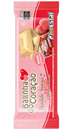 Embalagem do Chocolate Balinha do Coração Branco 20 g - Florestal