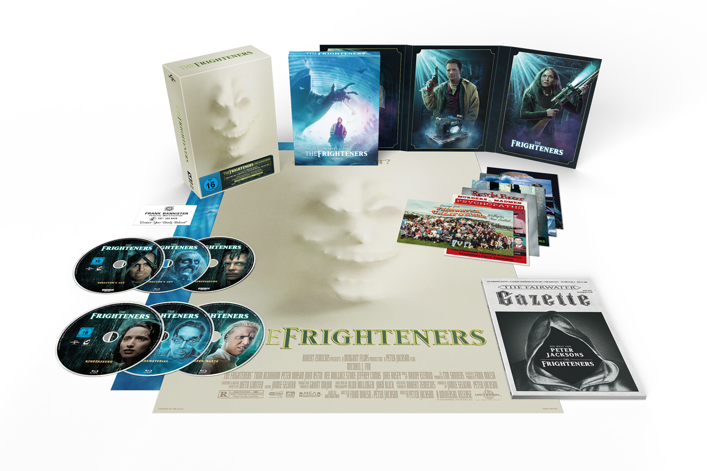 The Frighteners Ultimate Edition (2x UHD, 2x Blu-ray + 2x Bonus Blu-ray Buch) - New Artwork | Turbine-Shop