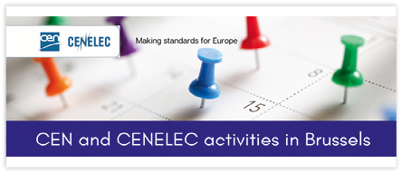 Header CEN and CENELEC activities in Brussels newsletter.