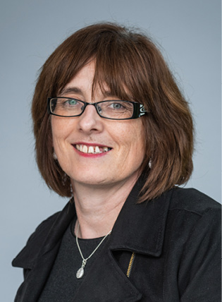 Portrait photo of Mrs Geraldine Larkin.