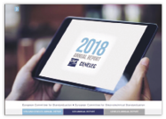 Cover CEN and CENELEC Annual Report 2018.