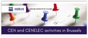Header CEN and CENELEC activities in Brussels newsletter.