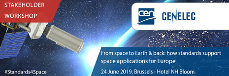 Banner event From Space to earth and back: downstream data applications of 24 June 2019.